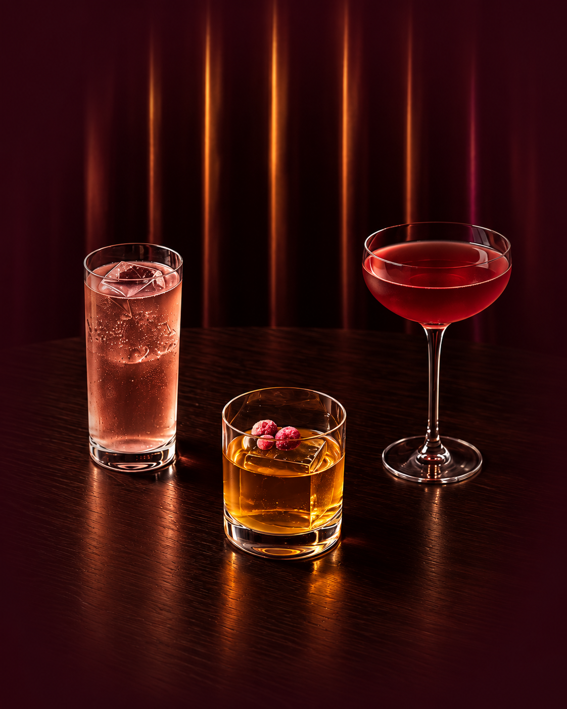 Refreshing chilled COZYCOZ drinks