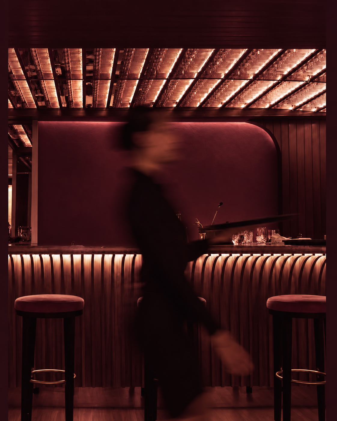 Atmospheric COZYCOZ lounge interior